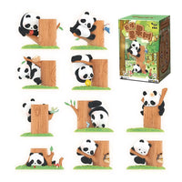 Panda Roll Blind Box Figures Assortment Fruit Tree Climbing Full Box Set 8 Pack - The Happy Toy Store