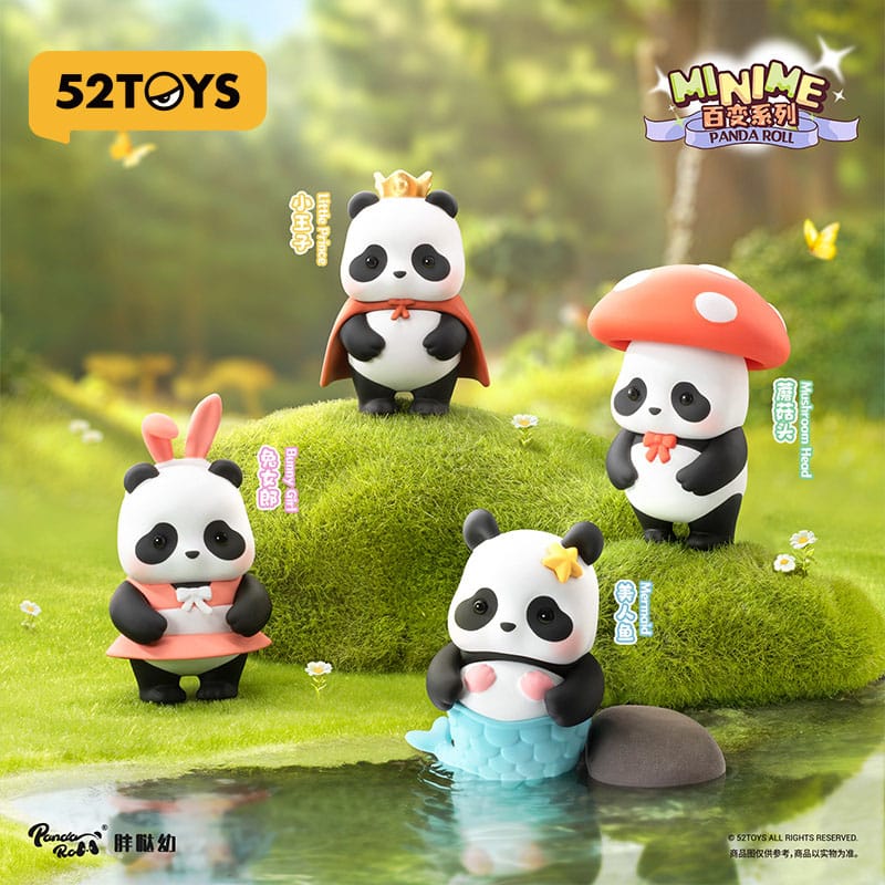 Panda Roll Blind Box Minime Figures Assortment Dress Up Full Box 20 Pack - The Happy Toy Store