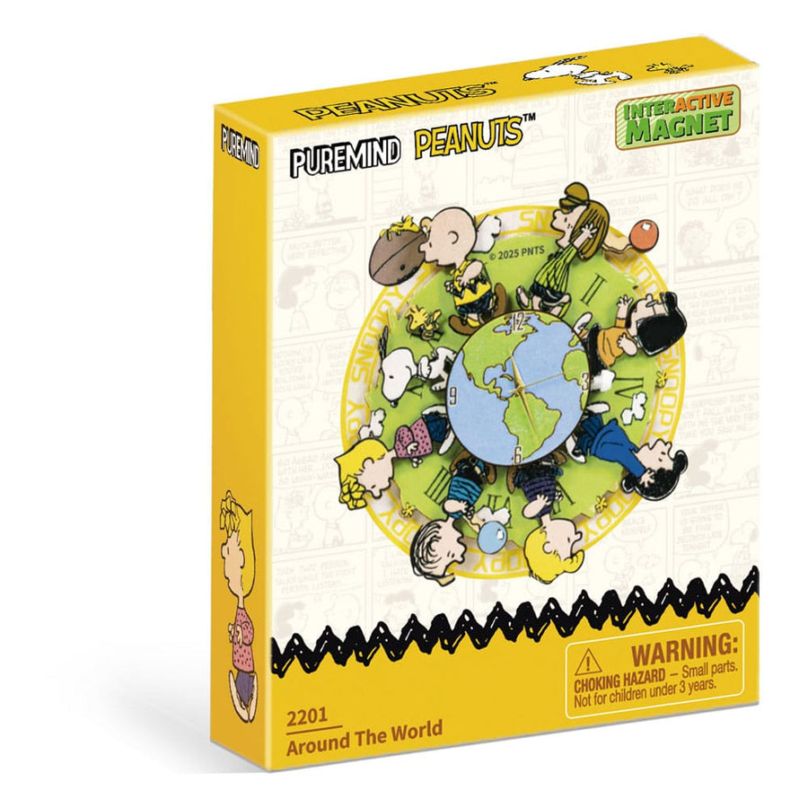 Peanuts Puremind Magnet Around the World - The Happy Toy Store