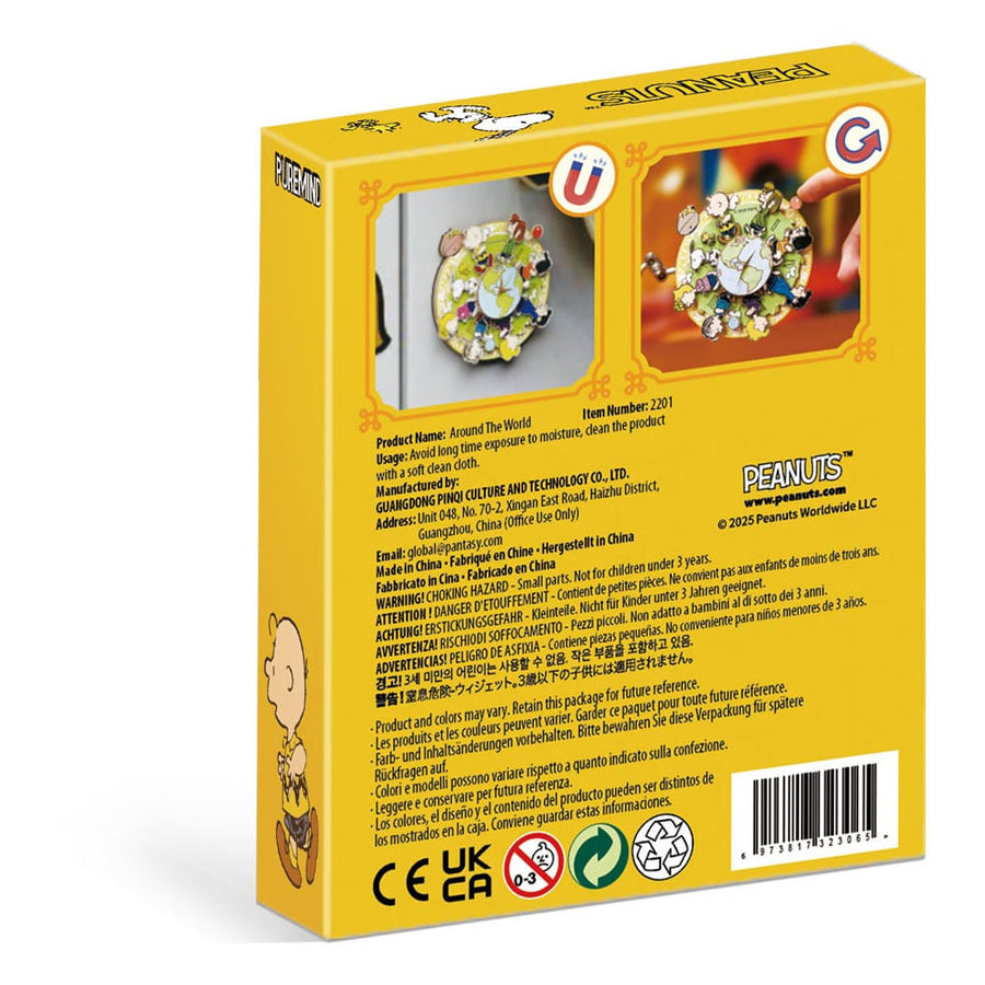 Peanuts Puremind Magnet Around the World - The Happy Toy Store