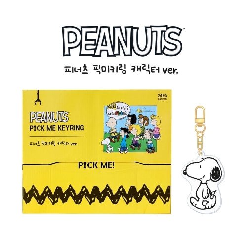 Peanuts Snoopy & Friends Key Chain Bag Charm Blind Capsule - The Happy Toy Store