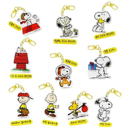 Peanuts Snoopy & Friends Key Chain Bag Charm Blind Capsule - The Happy Toy Store