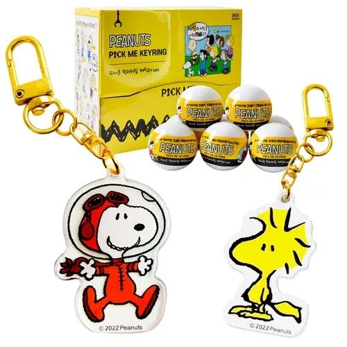 Peanuts Snoopy & Friends Key Chain Bag Charm Blind Capsule - The Happy Toy Store