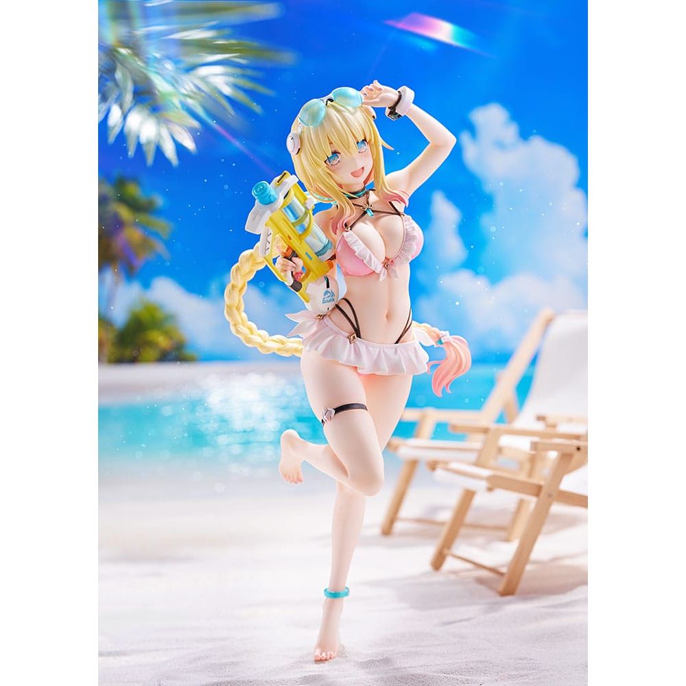 Phantasy Star Online PVC Statue 1/7 es Akhtal Summer Vacation 24 cm - The Happy Toy Store