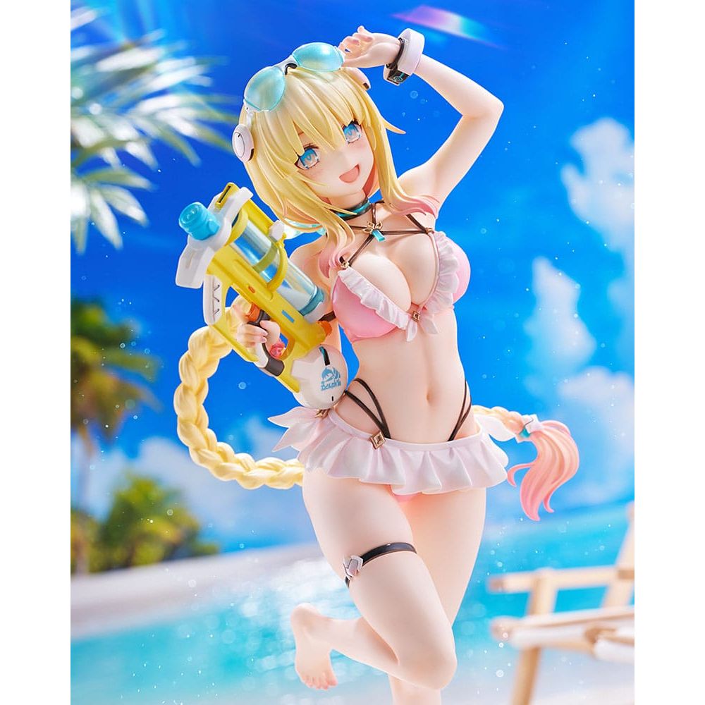 Phantasy Star Online PVC Statue 1/7 es Akhtal Summer Vacation 24 cm - The Happy Toy Store