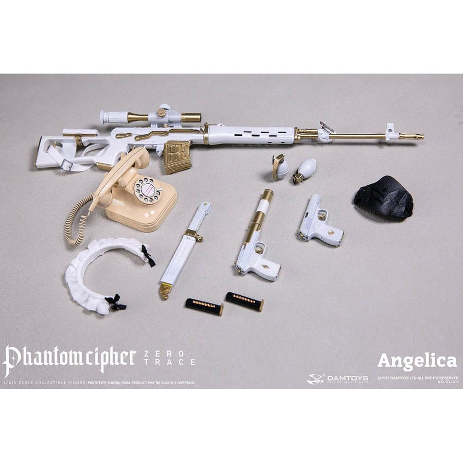 Phantom Cipher: Zero Trace Action Figure 1/6 Angelica 30 cm - The Happy Toy Store
