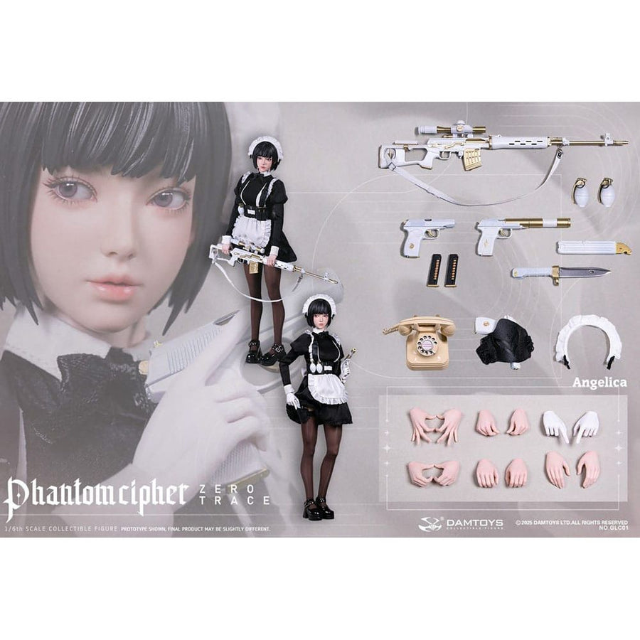Phantom Cipher: Zero Trace Action Figure 1/6 Angelica 30 cm - The Happy Toy Store