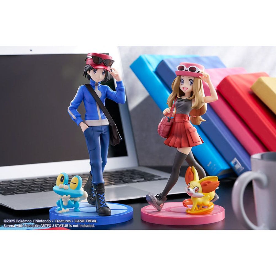 Pokémon ARTFXJ Statue 1/8 Calem & Froakie 20 cm - The Happy Toy Store