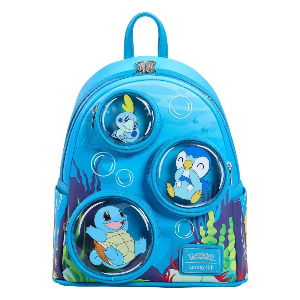 Pokemon by Loungefly Mini Backpack Bubbles Water Pokemon Blue - The Happy Toy Store