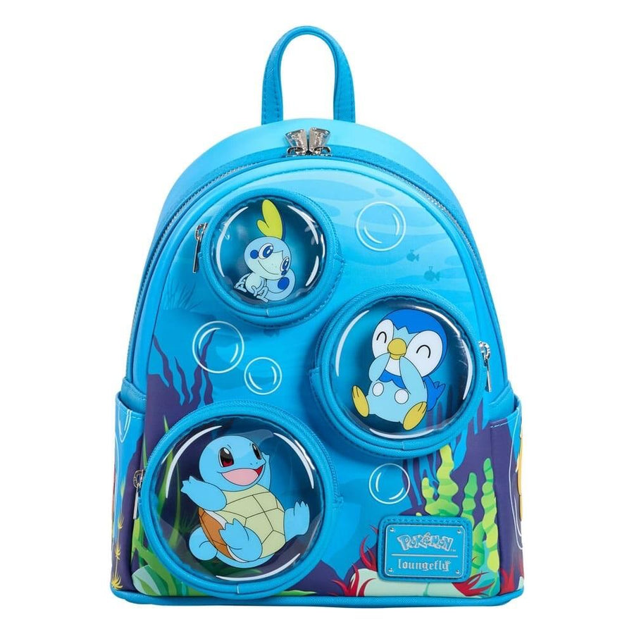 Pokemon by Loungefly Mini Backpack Bubbles Water Pokemon Blue - The Happy Toy Store