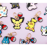 Pokemon Characters Key Chain Ring Bag Charm Random Pack - The Happy Toy Store