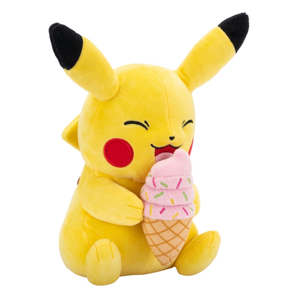 Pokémon Plush Figure Pikachu with Ice Cream 20 cm - The Happy Toy Store