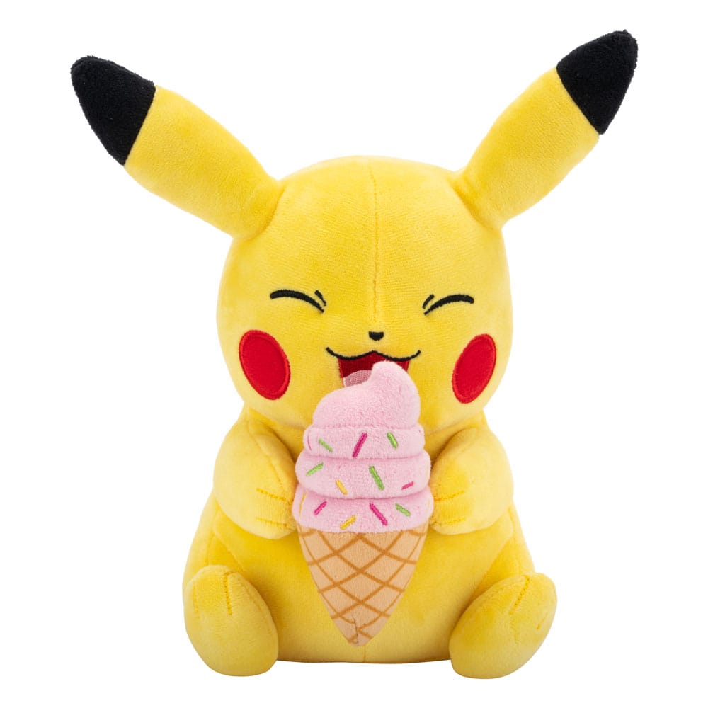 Pokémon Plush Figure Pikachu with Ice Cream 20 cm - The Happy Toy Store