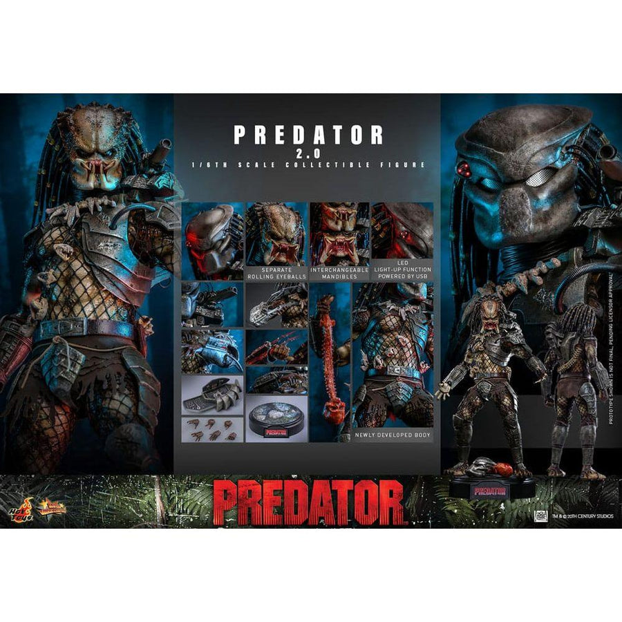 Predator Movie Masterpiece Action Figure 1/6 Predator (2.0) 34 cm - The Happy Toy Store