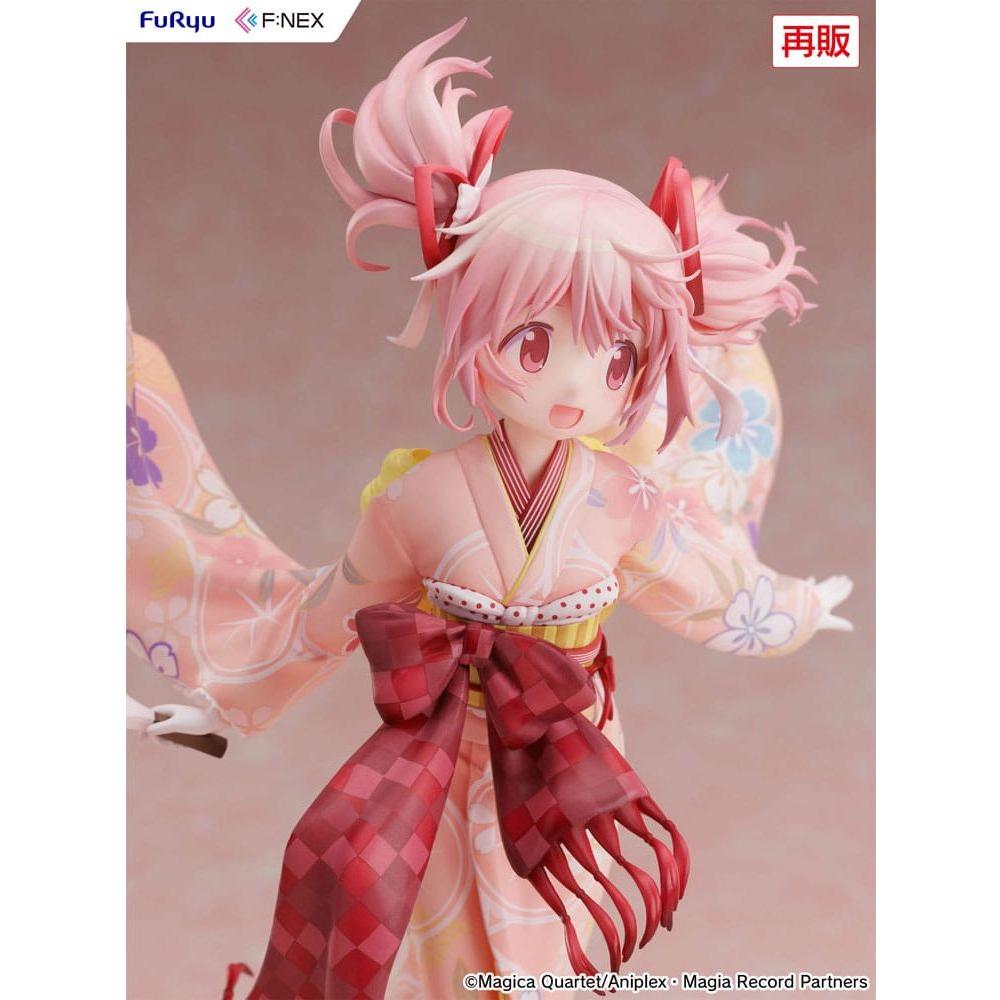 Puella Magi Madoka Magica Side Story Magia Record PVC Statue 1/7 Madoka Kaname Kimono Ver. 22 cm - The Happy Toy Store