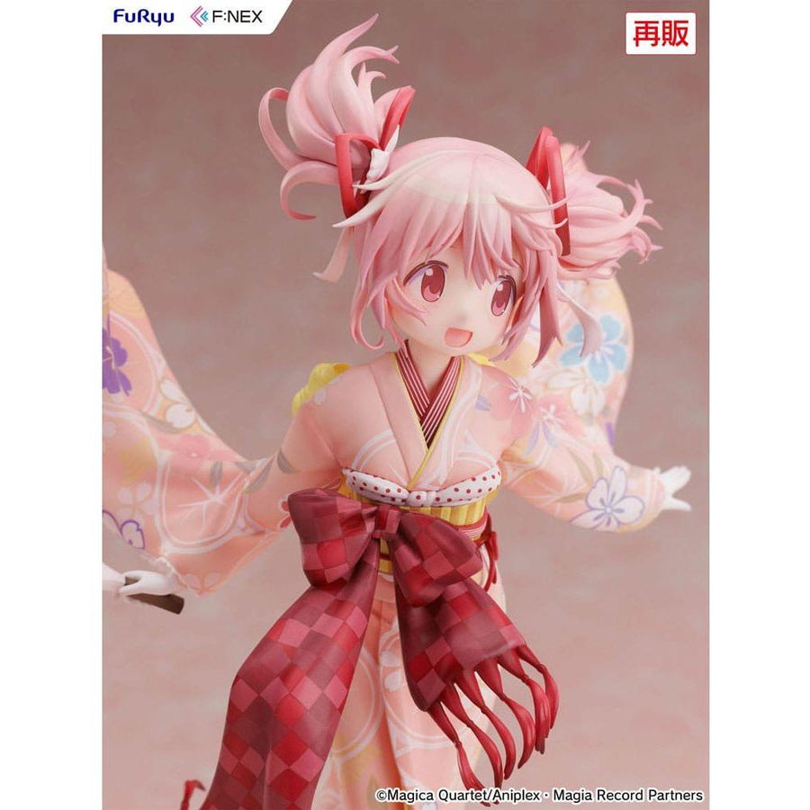 Puella Magi Madoka Magica Side Story Magia Record PVC Statue 1/7 Madoka Kaname Kimono Ver. 22 cm - The Happy Toy Store