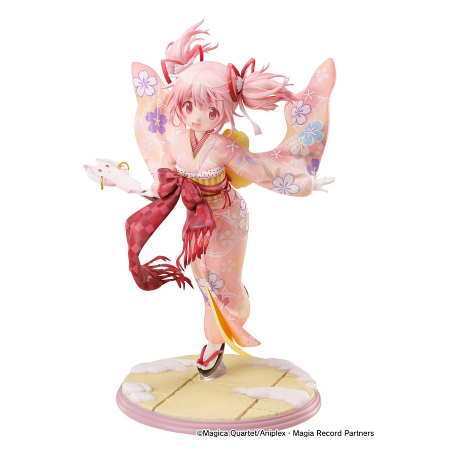 Puella Magi Madoka Magica Side Story Magia Record PVC Statue 1/7 Madoka Kaname Kimono Ver. 22 cm - The Happy Toy Store