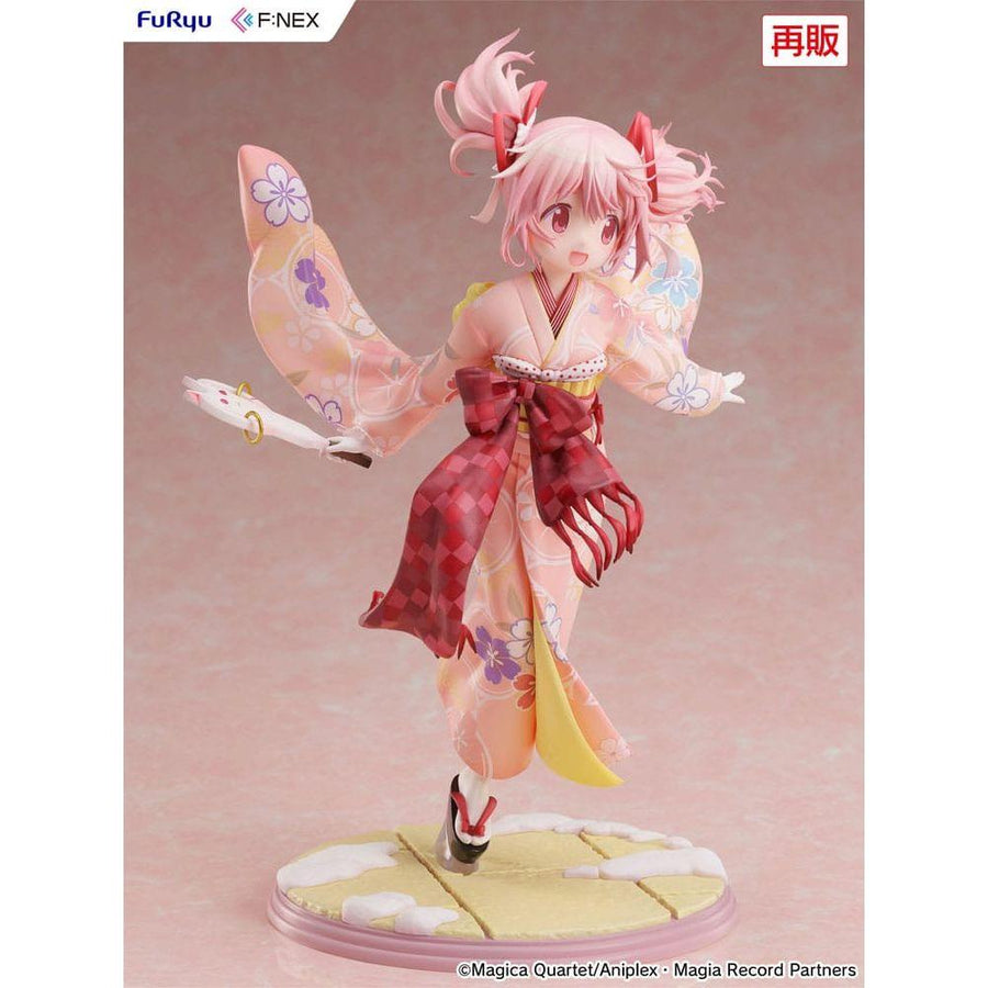 Puella Magi Madoka Magica Side Story Magia Record PVC Statue 1/7 Madoka Kaname Kimono Ver. 22 cm - The Happy Toy Store