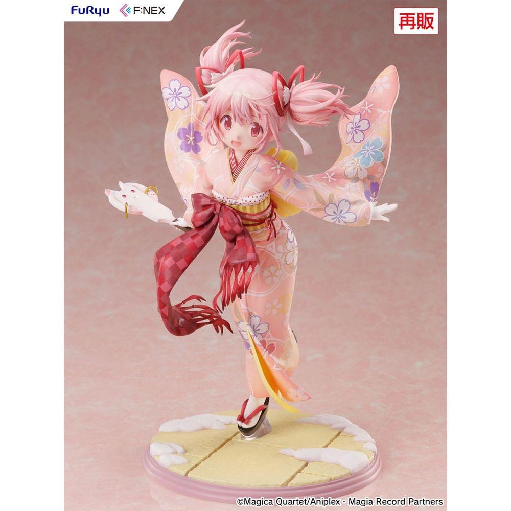 Puella Magi Madoka Magica Side Story Magia Record PVC Statue 1/7 Madoka Kaname Kimono Ver. 22 cm - The Happy Toy Store