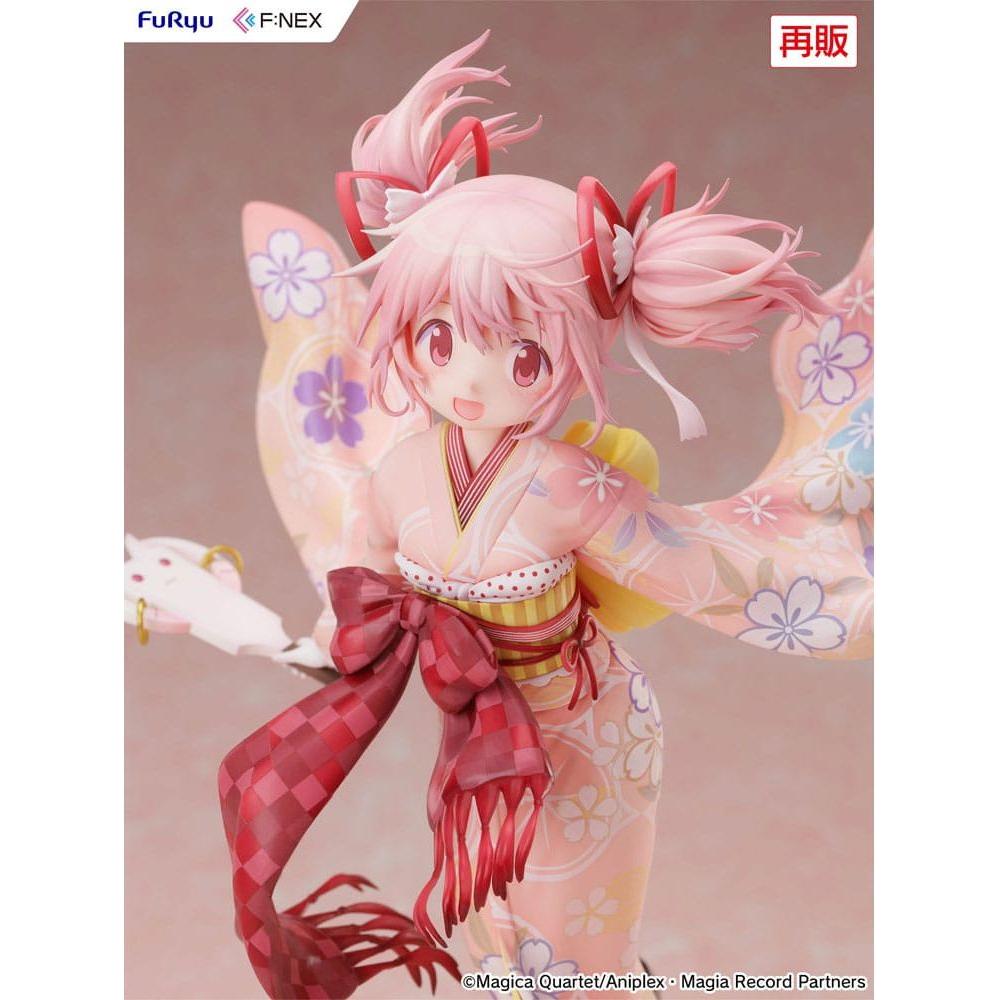 Puella Magi Madoka Magica Side Story Magia Record PVC Statue 1/7 Madoka Kaname Kimono Ver. 22 cm - The Happy Toy Store
