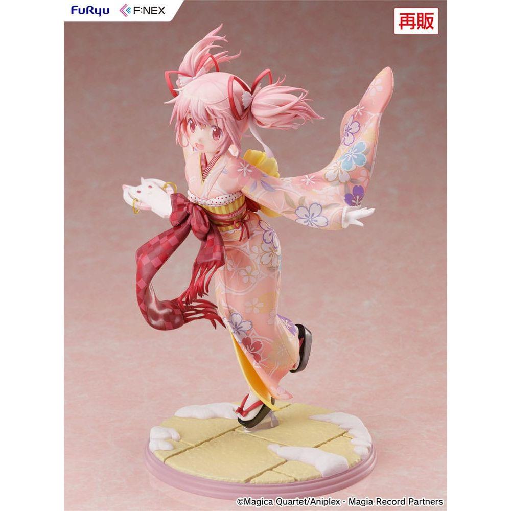 Puella Magi Madoka Magica Side Story Magia Record PVC Statue 1/7 Madoka Kaname Kimono Ver. 22 cm - The Happy Toy Store