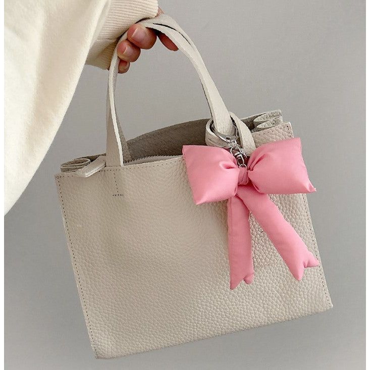 Puff Ribbon Balletcore Bow Bag Charm Key Holder - The Happy Toy Store