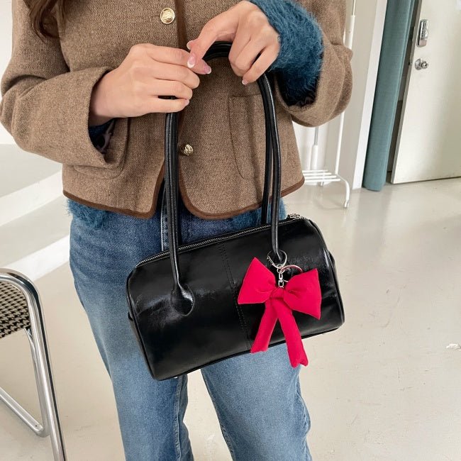 Puff Ribbon Balletcore Bow Bag Charm Key Holder - The Happy Toy Store