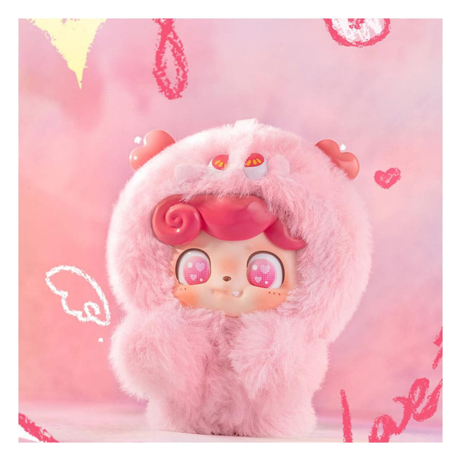 QKid: Emotional Hairy Monsters Series Blind Box figure Full Box Set 6 Pack - The Happy Toy Store