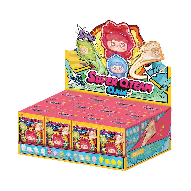 QKid: Super Q. Team Mini Series Blind Box figure 5 cm Full Box Set 12 Pack - The Happy Toy Store