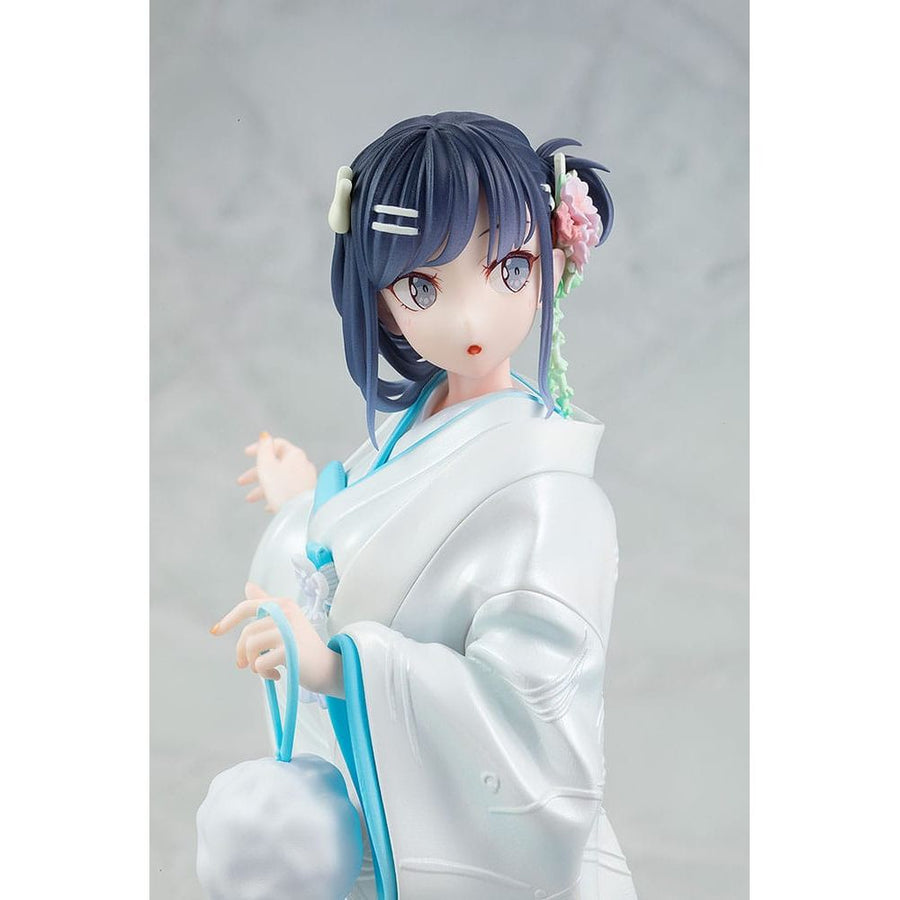 Rascal Does Not Dream of a Bunny Girl Senpai Statue 1/7 Mai Sakurajima White Kimono Ver. 23 cm - The Happy Toy Store