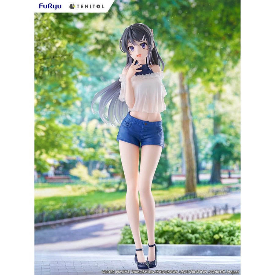 Rascal Does Not Dream of Bunny Girl Senpai Tenitol PVC Statue Mai Sakurajima 31 cm - The Happy Toy Store