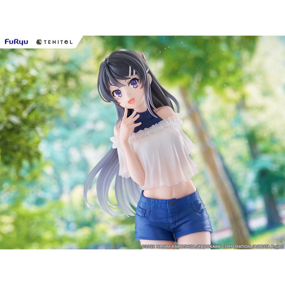 Rascal Does Not Dream of Bunny Girl Senpai Tenitol PVC Statue Mai Sakurajima 31 cm - The Happy Toy Store