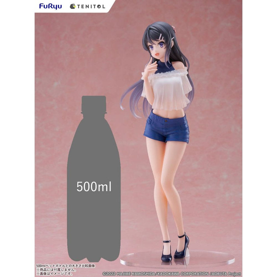 Rascal Does Not Dream of Bunny Girl Senpai Tenitol PVC Statue Mai Sakurajima 31 cm - The Happy Toy Store