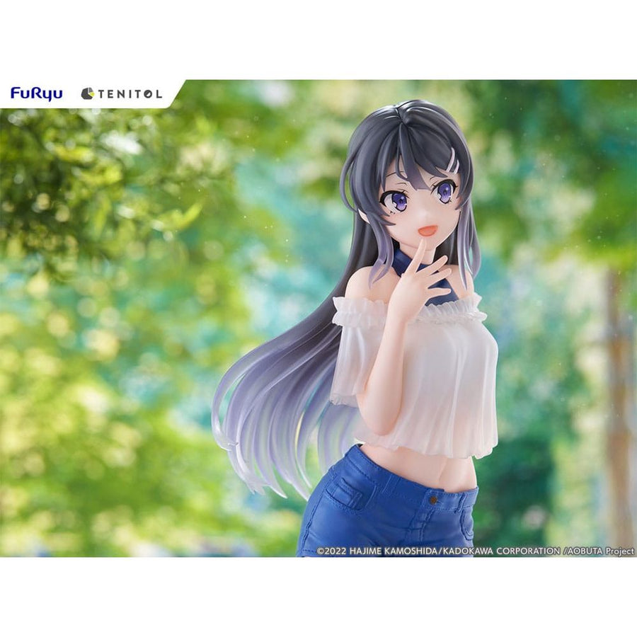 Rascal Does Not Dream of Bunny Girl Senpai Tenitol PVC Statue Mai Sakurajima 31 cm - The Happy Toy Store
