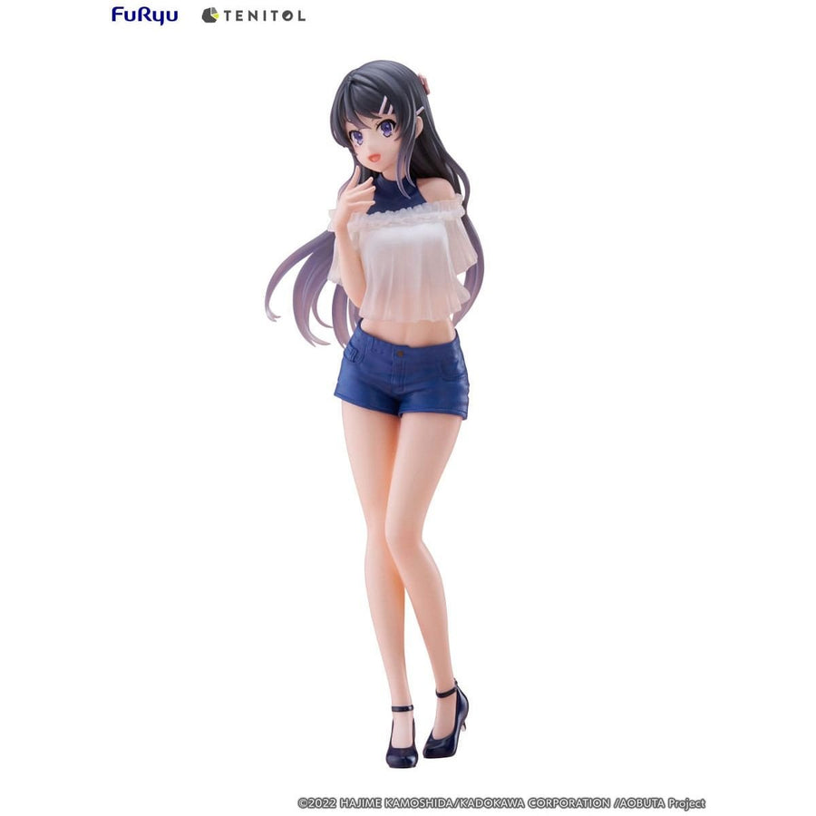Rascal Does Not Dream of Bunny Girl Senpai Tenitol PVC Statue Mai Sakurajima 31 cm - The Happy Toy Store