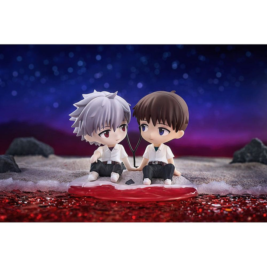 Rebuild of Evangelion Chibi Figure Shinji Ikari & Kaworu Nagisa 8 cm - The Happy Toy Store