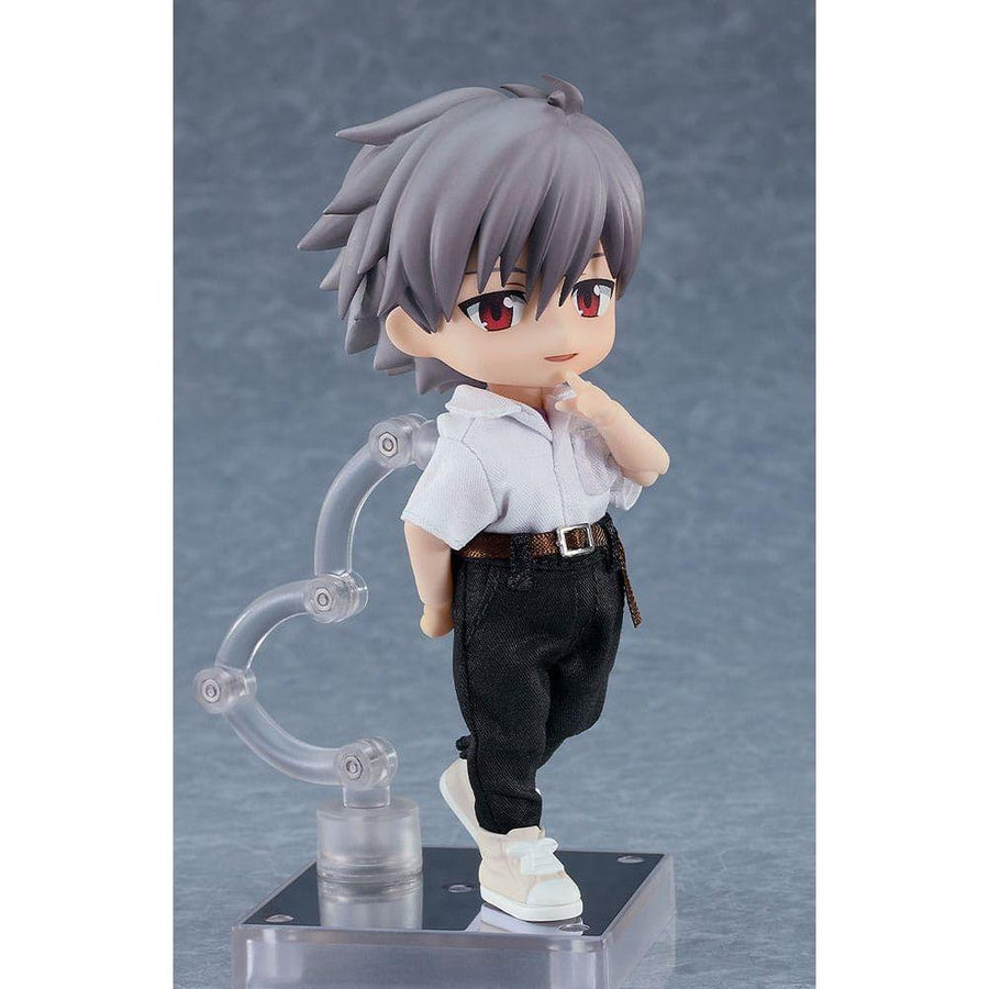 Rebuild of Evangelion Nendoroid Doll Action Figure Kaworu Nagisa 14 cm - The Happy Toy Store