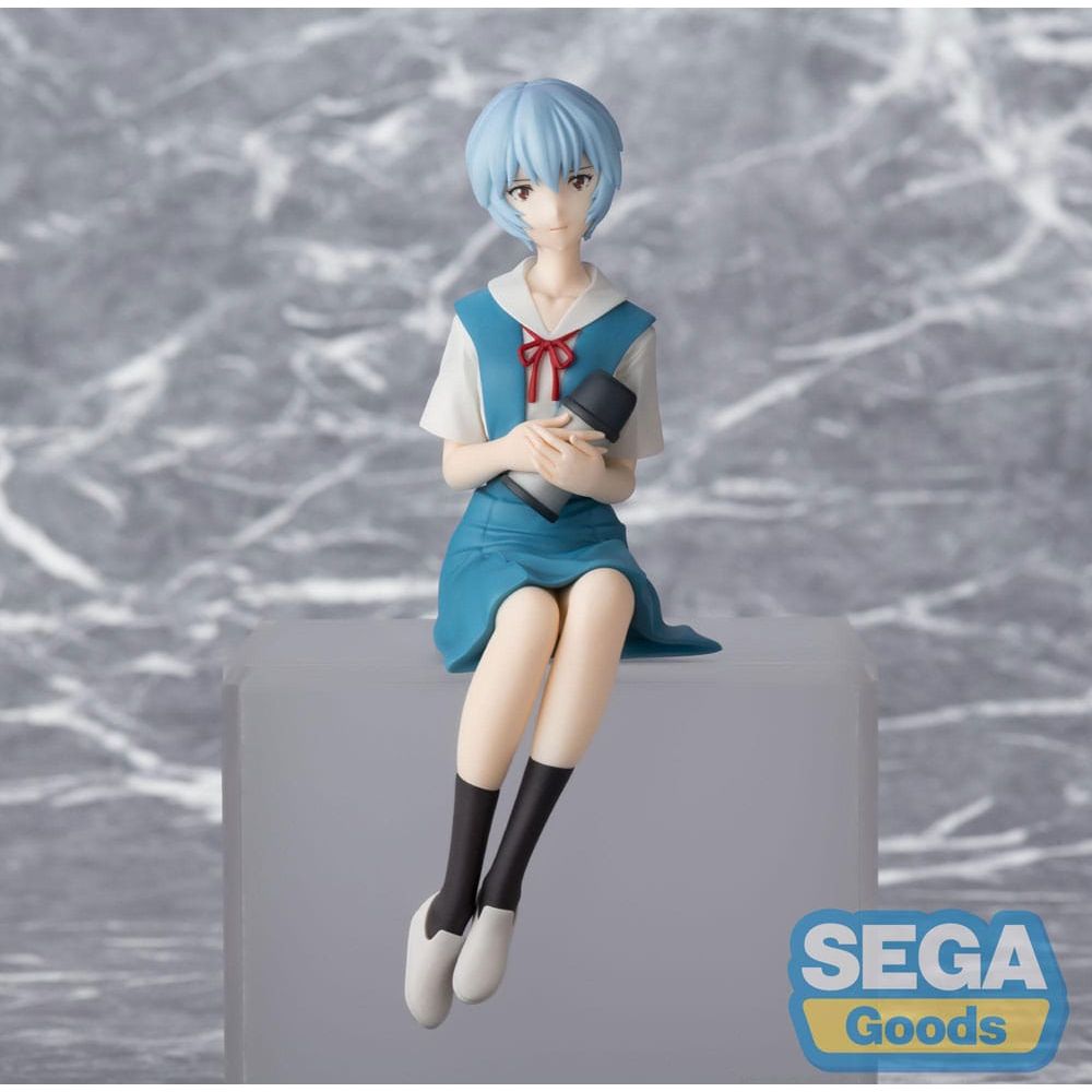Rebuild of Evangelion PM Perching PVC Statue Rei Ayanami Evangelion New Theatrical Edition 14 cm - The Happy Toy Store