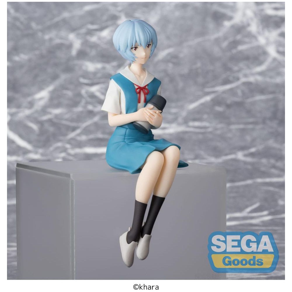 Rebuild of Evangelion PM Perching PVC Statue Rei Ayanami Evangelion New Theatrical Edition 14 cm - The Happy Toy Store
