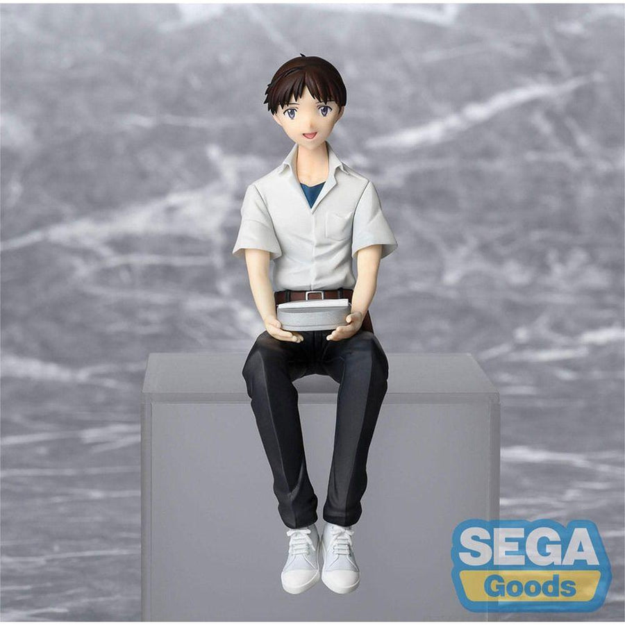 Rebuild of Evangelion PM Perching PVC Statue Shinji Ikari Evangelion New Theatrical Edition 14 cm - The Happy Toy Store