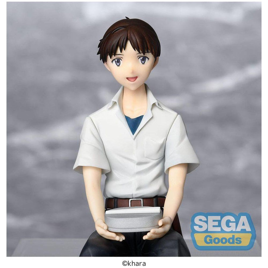 Rebuild of Evangelion PM Perching PVC Statue Shinji Ikari Evangelion New Theatrical Edition 14 cm - The Happy Toy Store