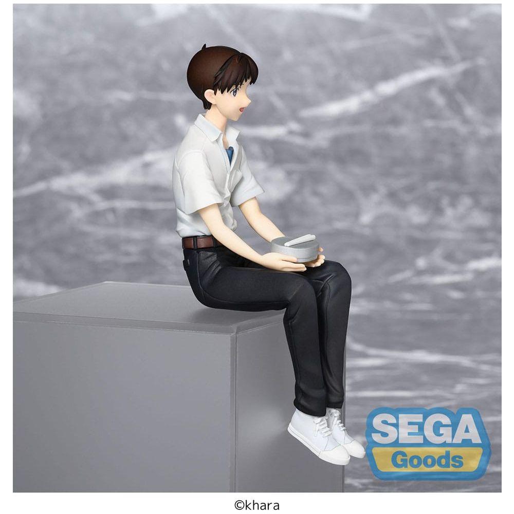 Rebuild of Evangelion PM Perching PVC Statue Shinji Ikari Evangelion New Theatrical Edition 14 cm - The Happy Toy Store
