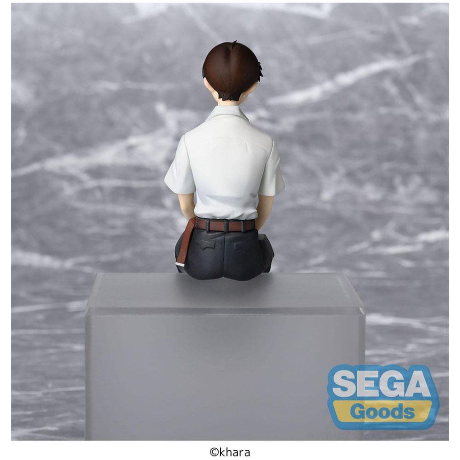 Rebuild of Evangelion PM Perching PVC Statue Shinji Ikari Evangelion New Theatrical Edition 14 cm - The Happy Toy Store