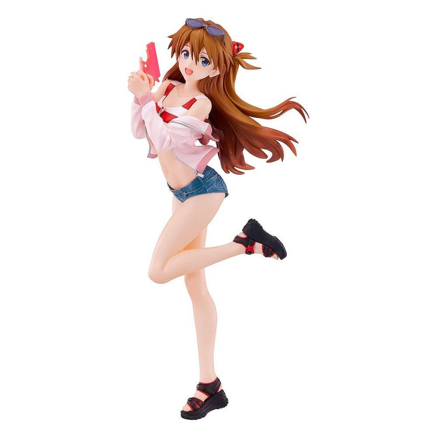 Rebuild of Evangelion Pop Up Parade L PVC Statue Beach Queens: Asuka Shikinami Langley 22 cm - The Happy Toy Store