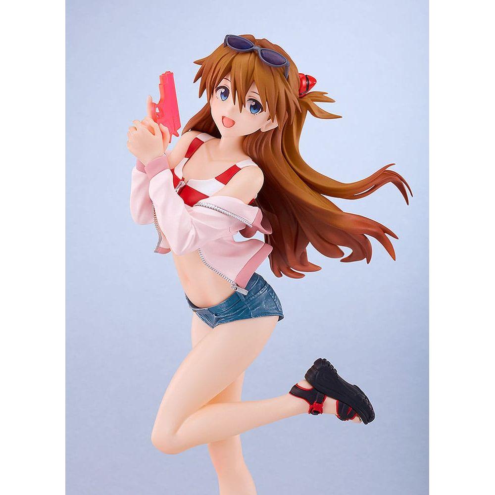Rebuild of Evangelion Pop Up Parade L PVC Statue Beach Queens: Asuka Shikinami Langley 22 cm - The Happy Toy Store