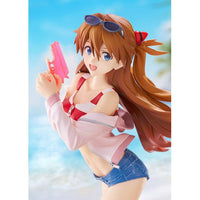 Rebuild of Evangelion Pop Up Parade L PVC Statue Beach Queens: Asuka Shikinami Langley 22 cm - The Happy Toy Store