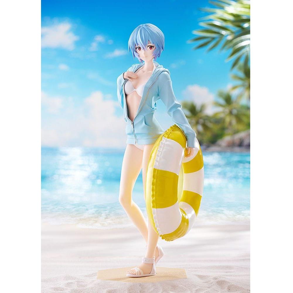 Rebuild of Evangelion Pop Up Parade L PVC Statue Beach Queens: Rei Ayanami 22 cm - The Happy Toy Store