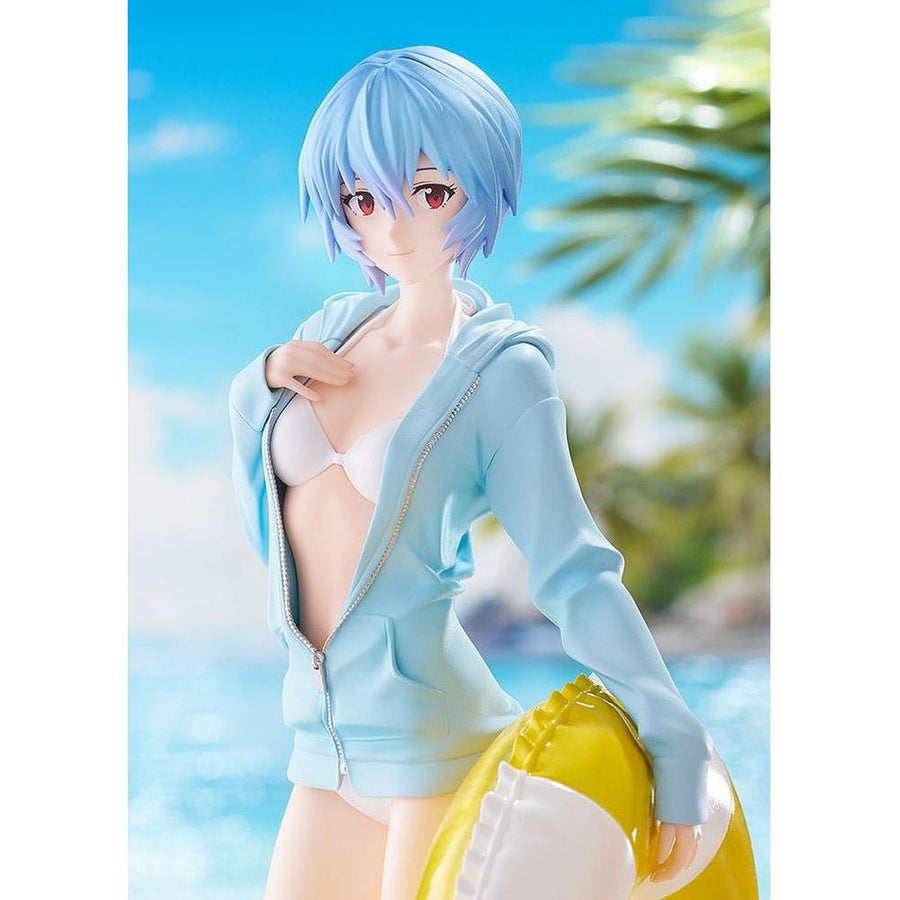 Rebuild of Evangelion Pop Up Parade L PVC Statue Beach Queens: Rei Ayanami 22 cm - The Happy Toy Store