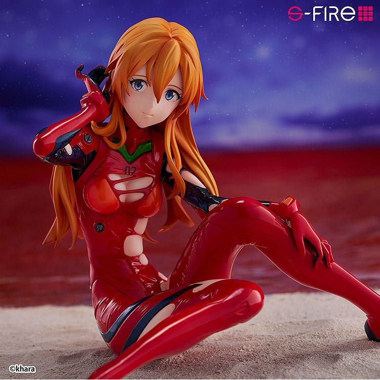 Rebuild of Evangelion S - Fire PVC Statue 1/7 Asuka Langley 12 cm - The Happy Toy Store
