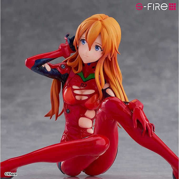 Rebuild of Evangelion S - Fire PVC Statue 1/7 Asuka Langley 12 cm - The Happy Toy Store